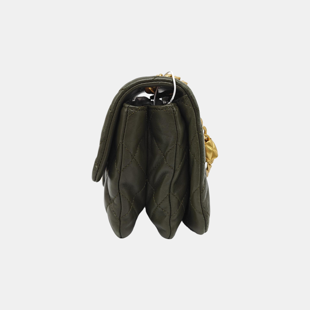 CLASSIC FLAP Mini Quilted Lambskin Green