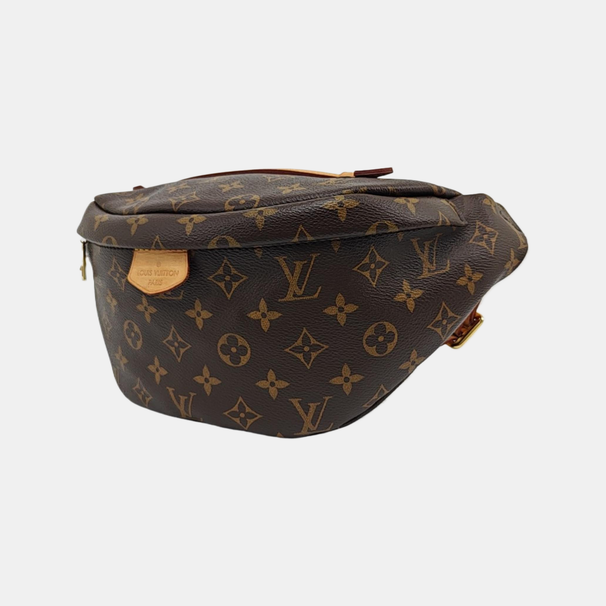 BUMBAG Monogram Coated Canvas Brown