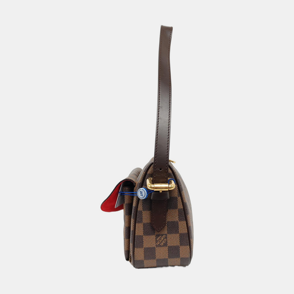 RAVELLO GM Damier Ebene Coated Canvas Brown