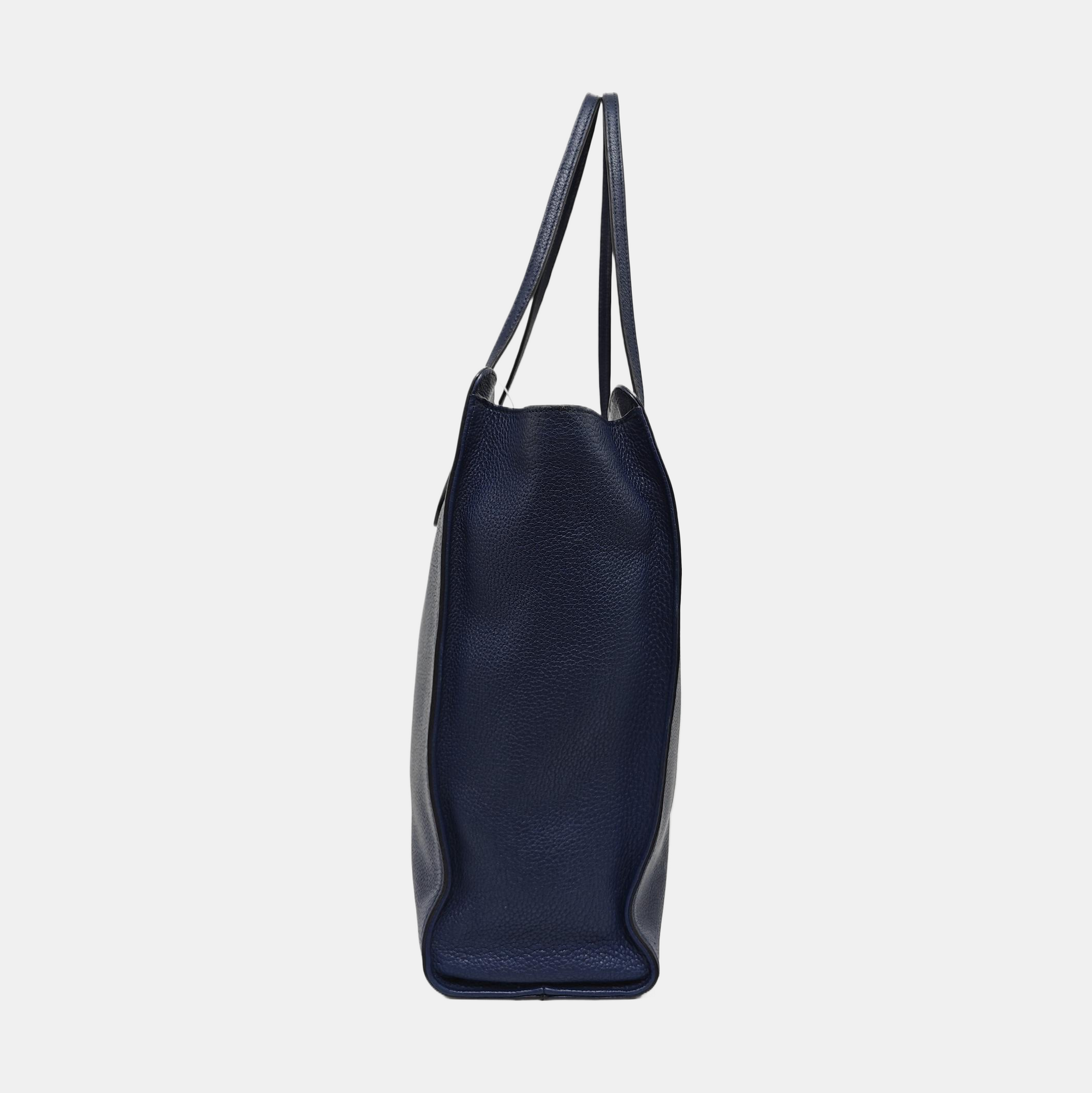 Calfskin Shoulder Bag Blue
