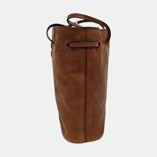 Lambskin Crossbody Bag Brown