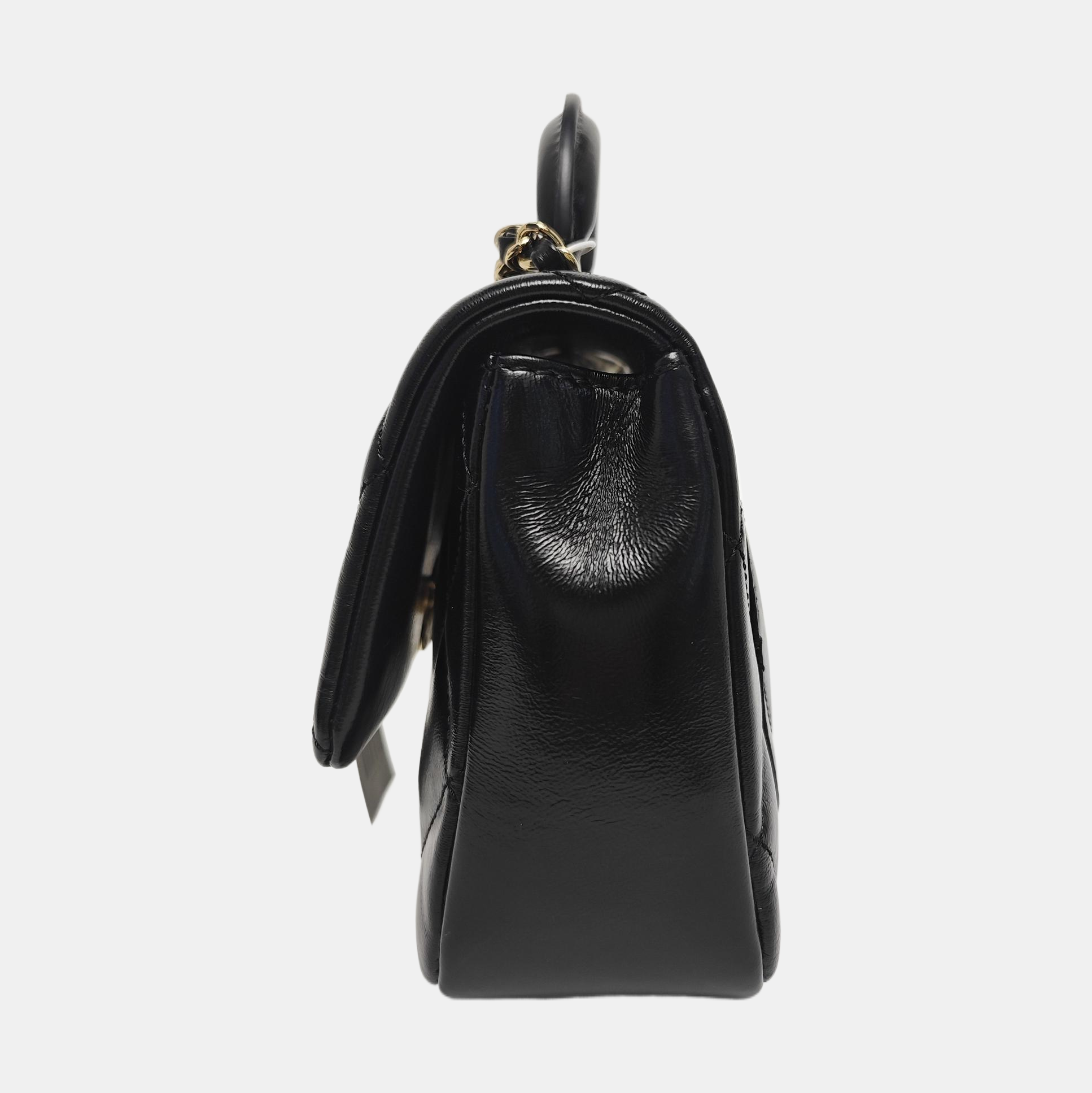 Quilted Lambskin Black