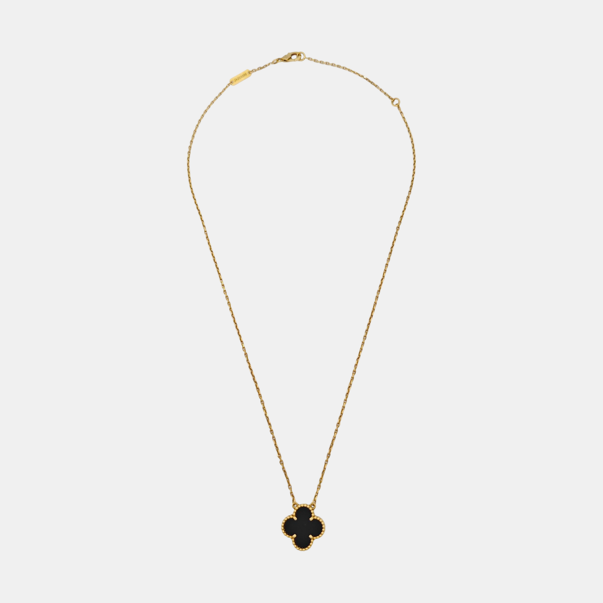 Vintage Alhambra 18k Gold Necklace