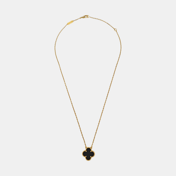 Vintage Alhambra 18k Gold Necklace