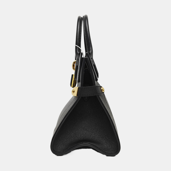 CITY STEAMER PM Calfskin Black