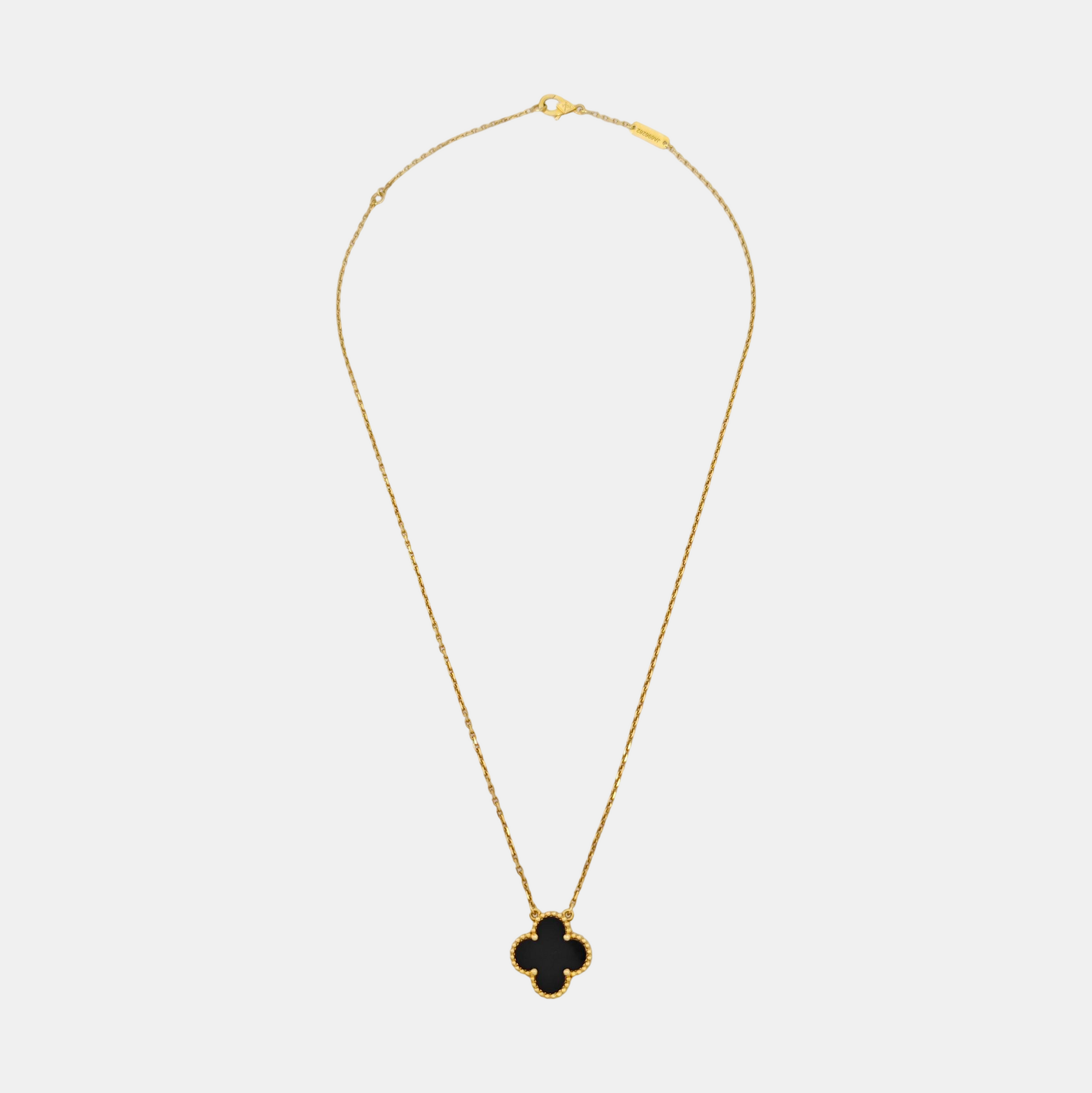 Vintage Alhambra 18k Gold Necklace