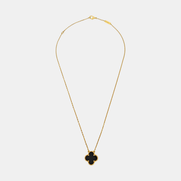 Vintage Alhambra 18k Gold Necklace
