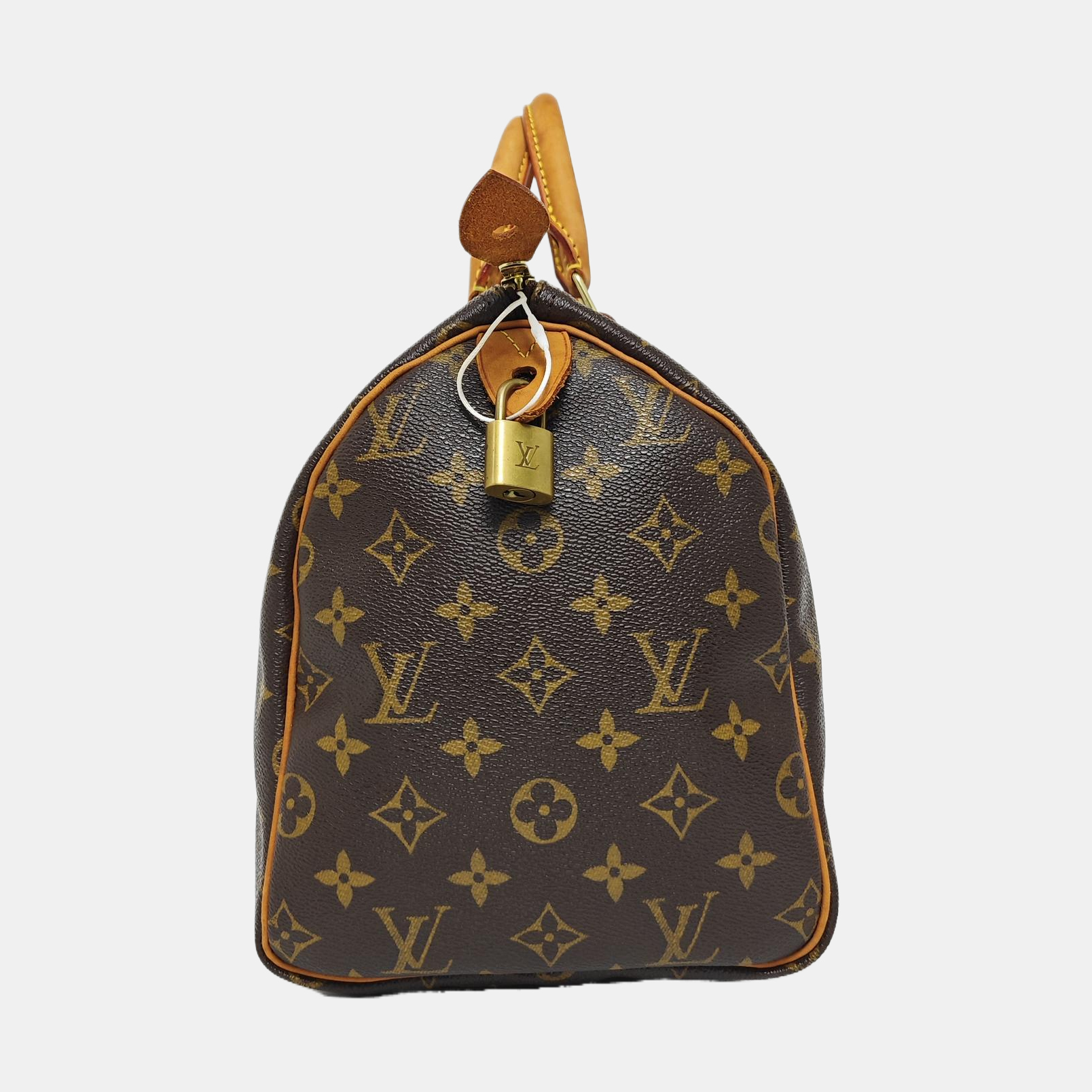 SPEEDY 30 Monogram Coated Canvas Brown