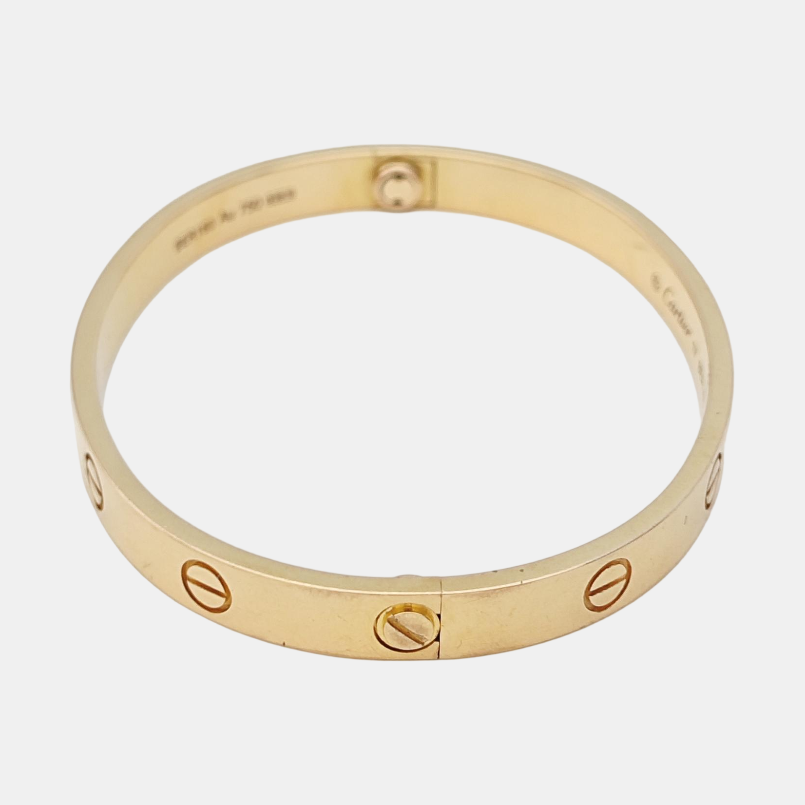LOVE 18k Rose Gold Bangle