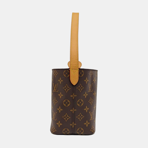 ALL IN Monogram Coated Canvas Brown