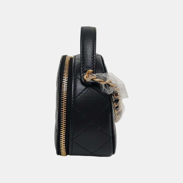Quilted Lambskin Black