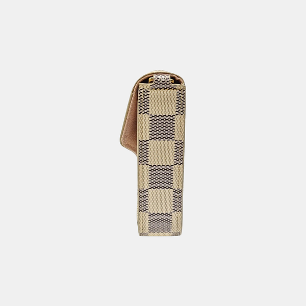 FÉLICIE Damier Azur Coated Canvas White