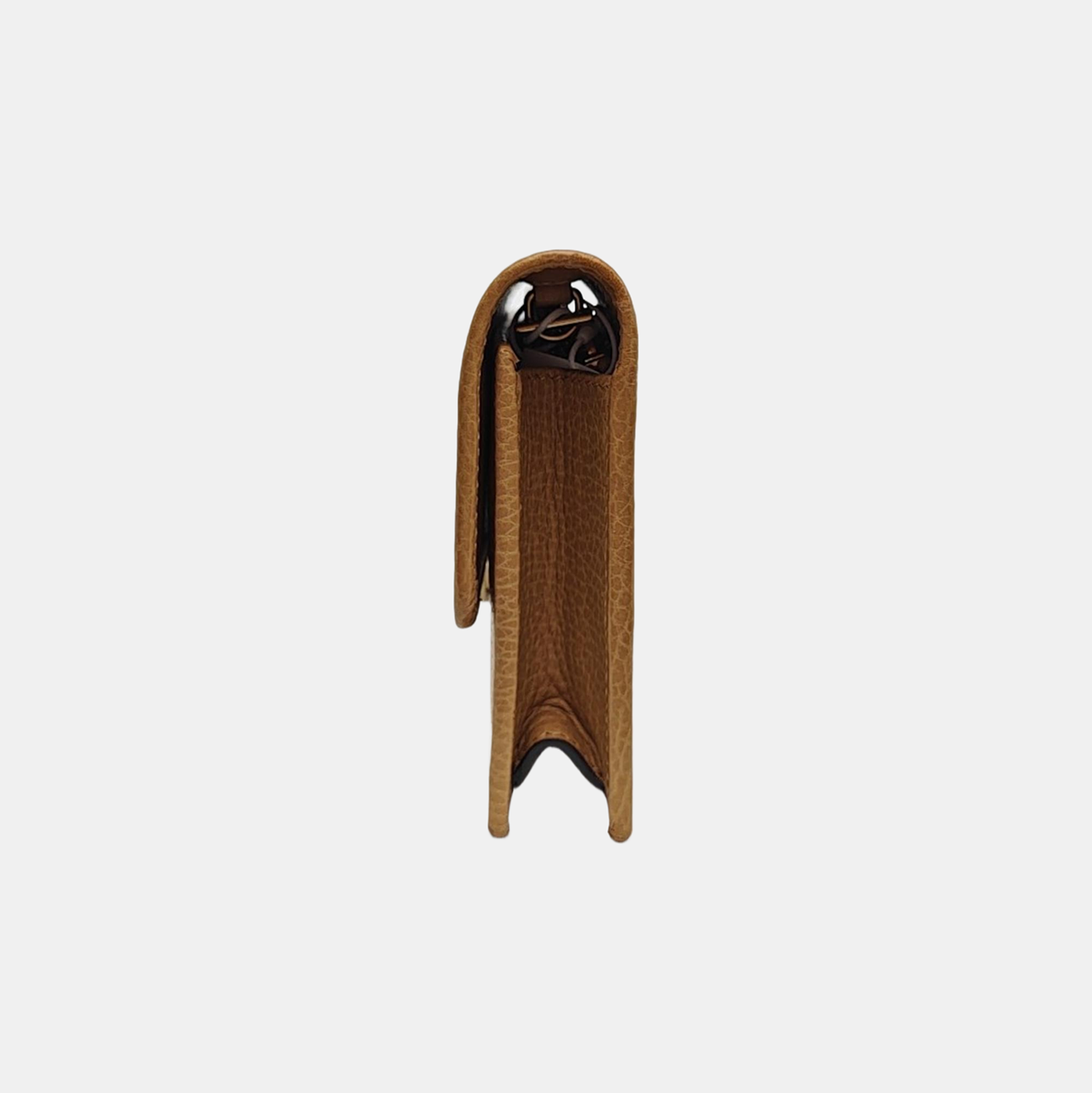 Interlocking G Small Calfskin Beige
