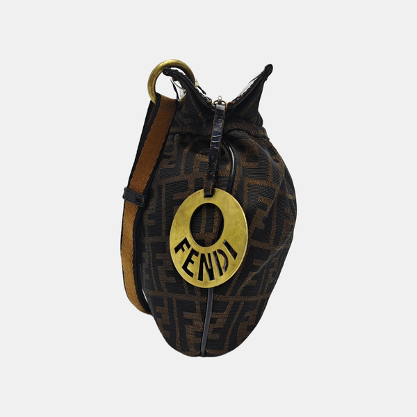 Canvas Shoulder Bag Brown