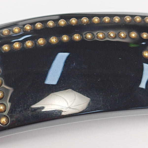 Synthetic Hair Clip Black