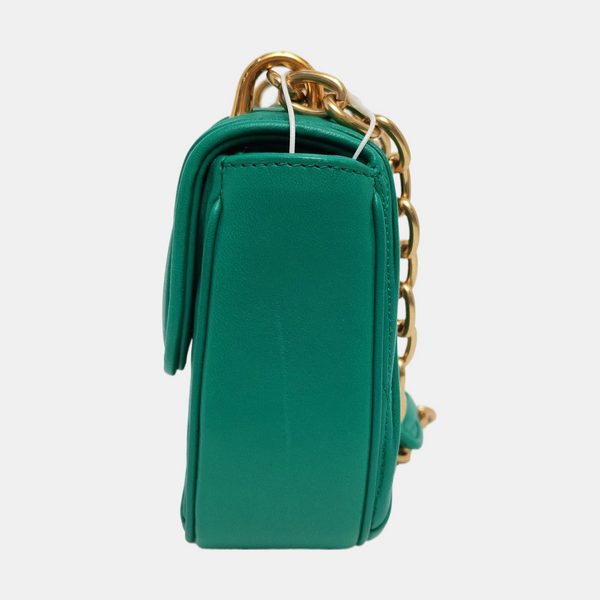 Quilted Lambskin Green
