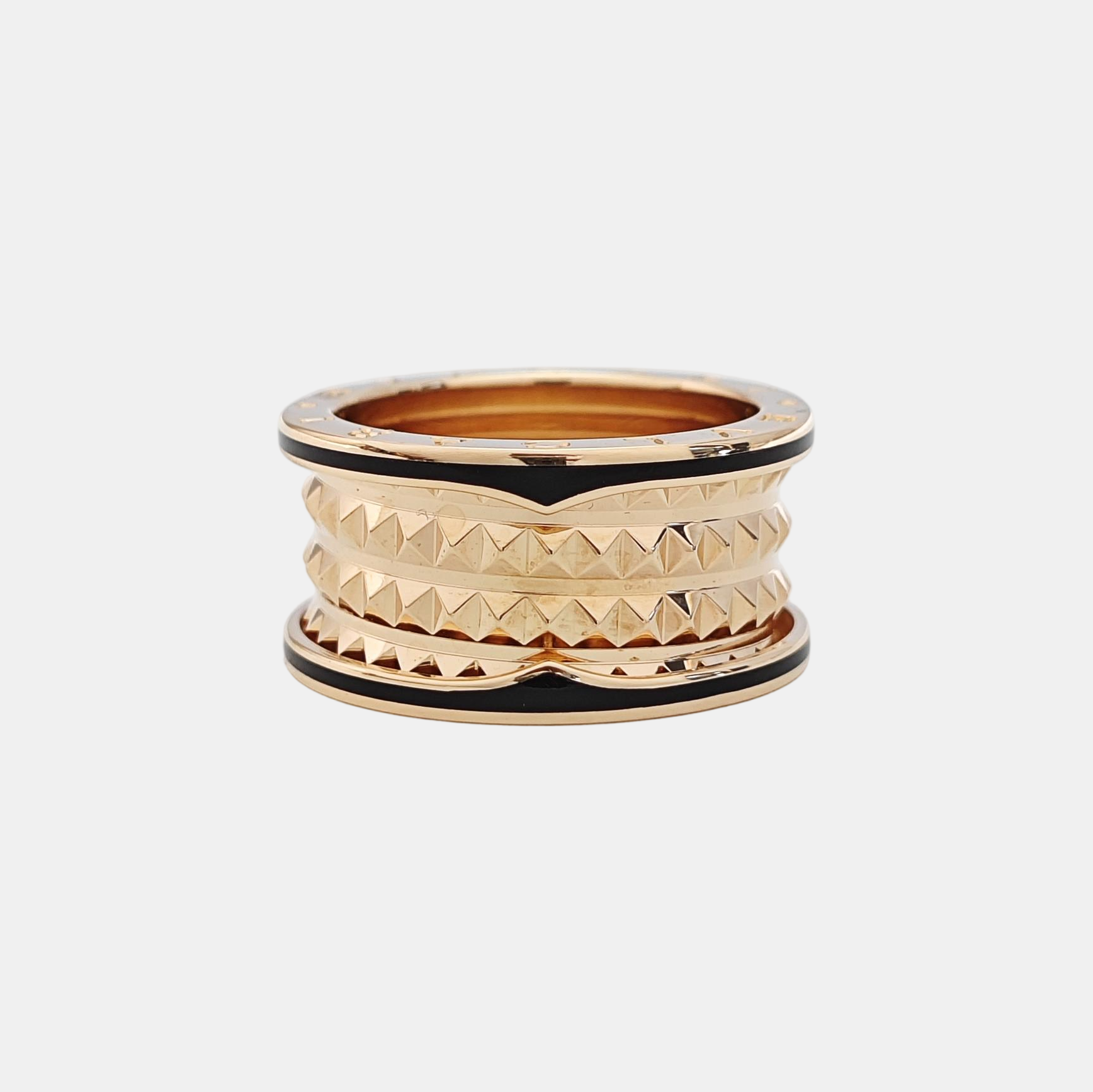 B.ZERO1 18k Rose Gold Ring EU 60