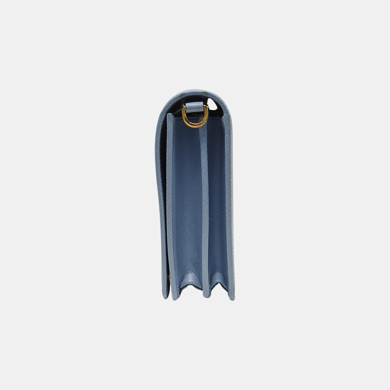Calfskin Shoulder Bag Blue