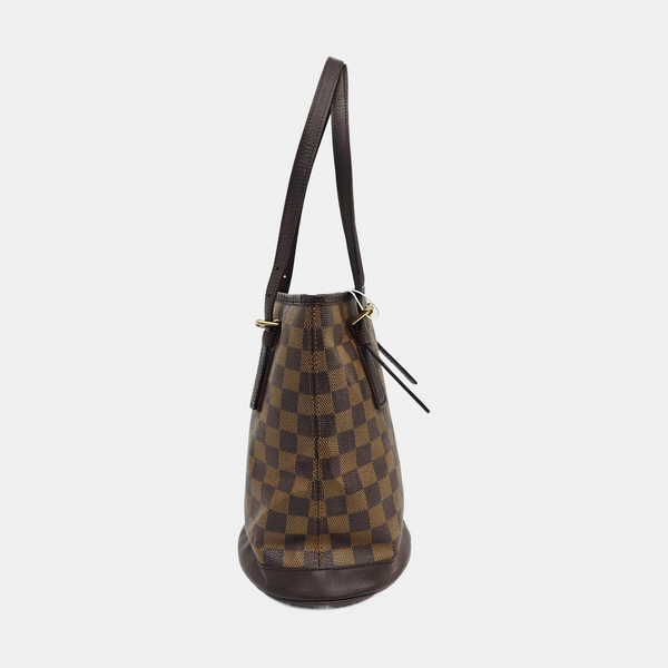 BUCKET PM Damier Ebene Coated Canvas Brown