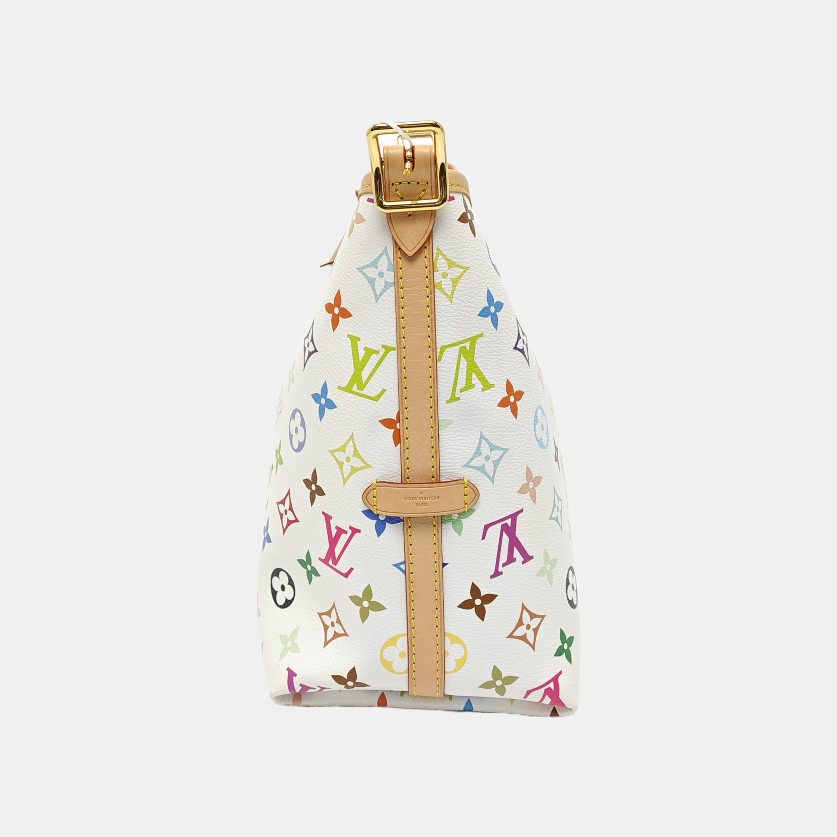 LV × TM CARRYALL PM Monogram Coated Canvas White