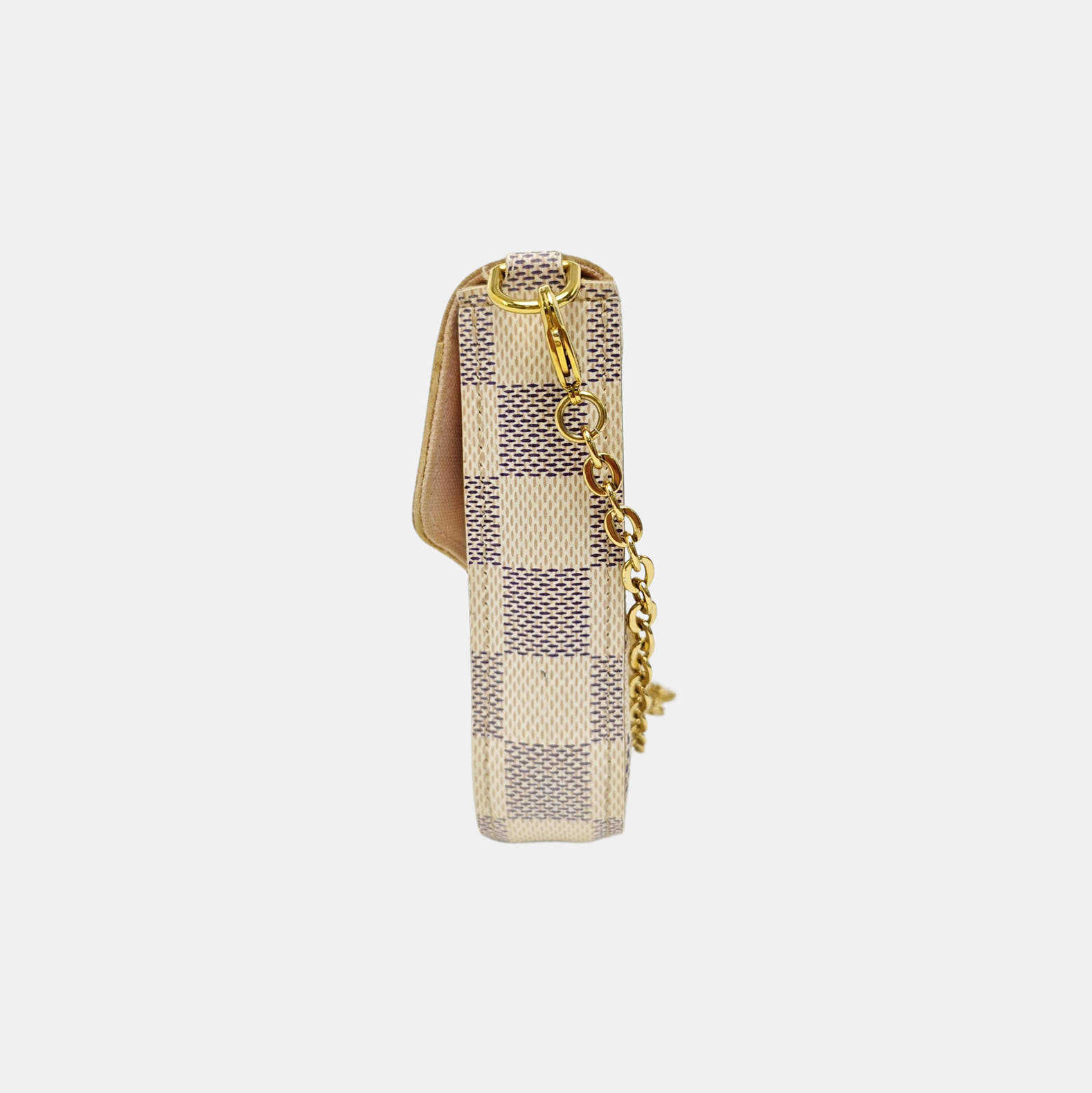 FÉLICIE Damier Azur Coated Canvas White