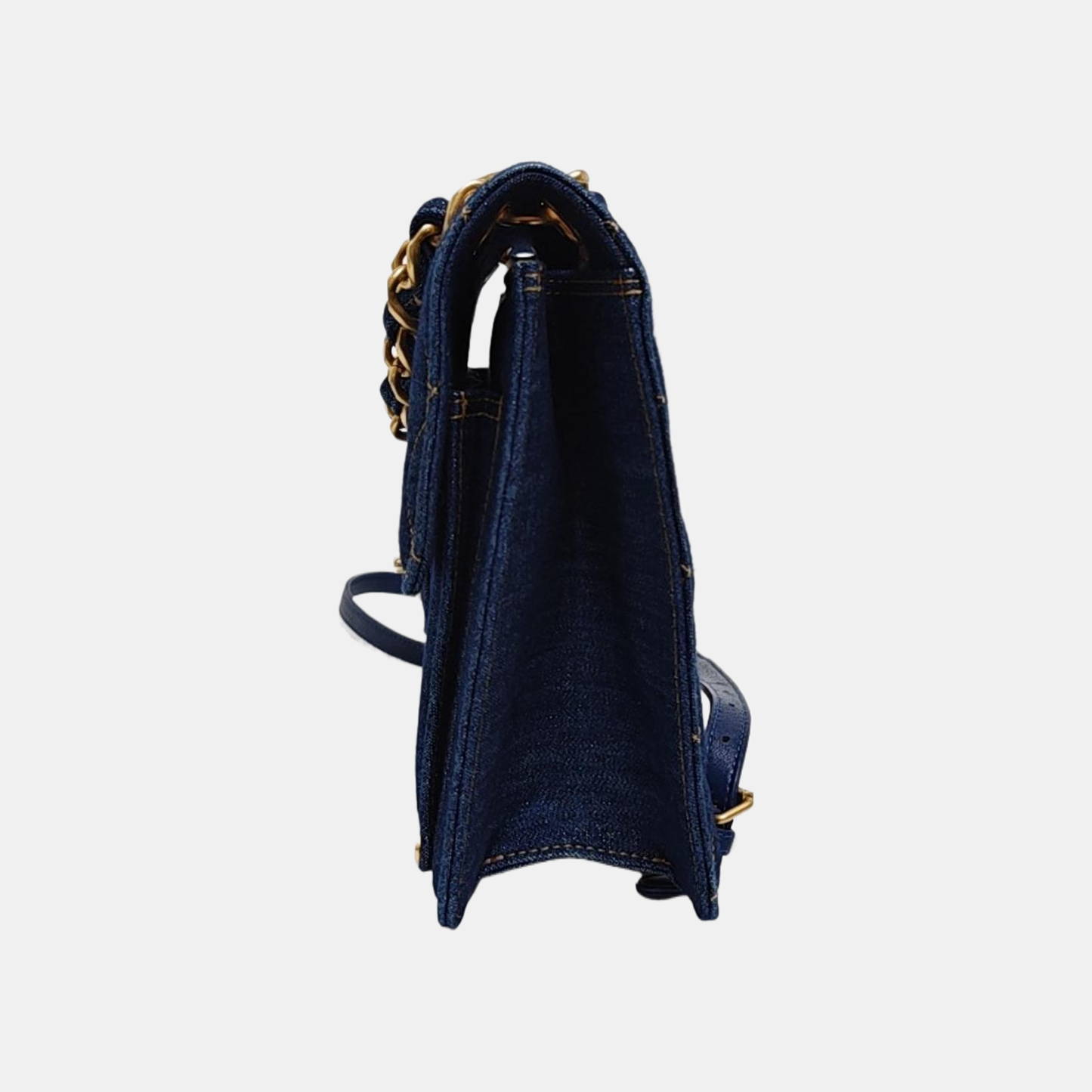 Quilted Denim Blue