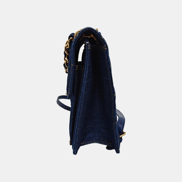 Quilted Denim Blue