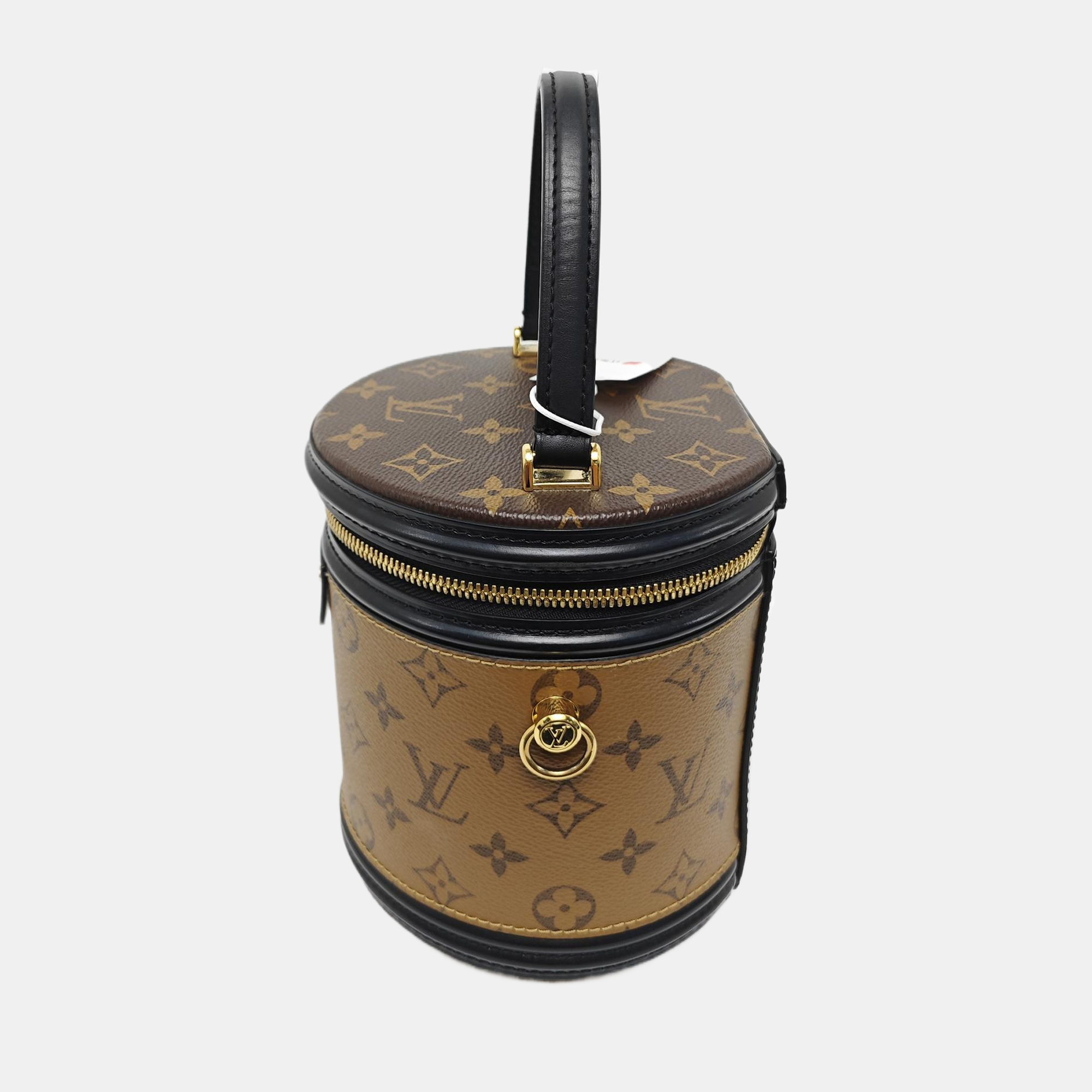 CANNES PM Monogram Coated Canvas Brown