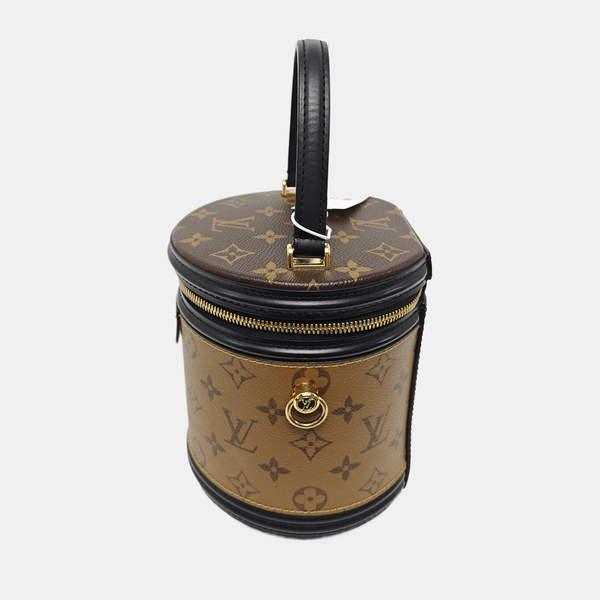 CANNES PM Monogram Coated Canvas Brown