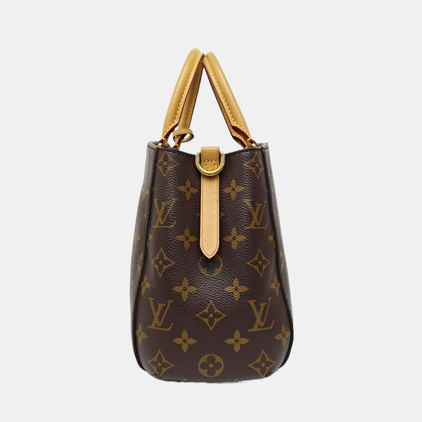 MONTAIGNE Monogram Coated Canvas Brown