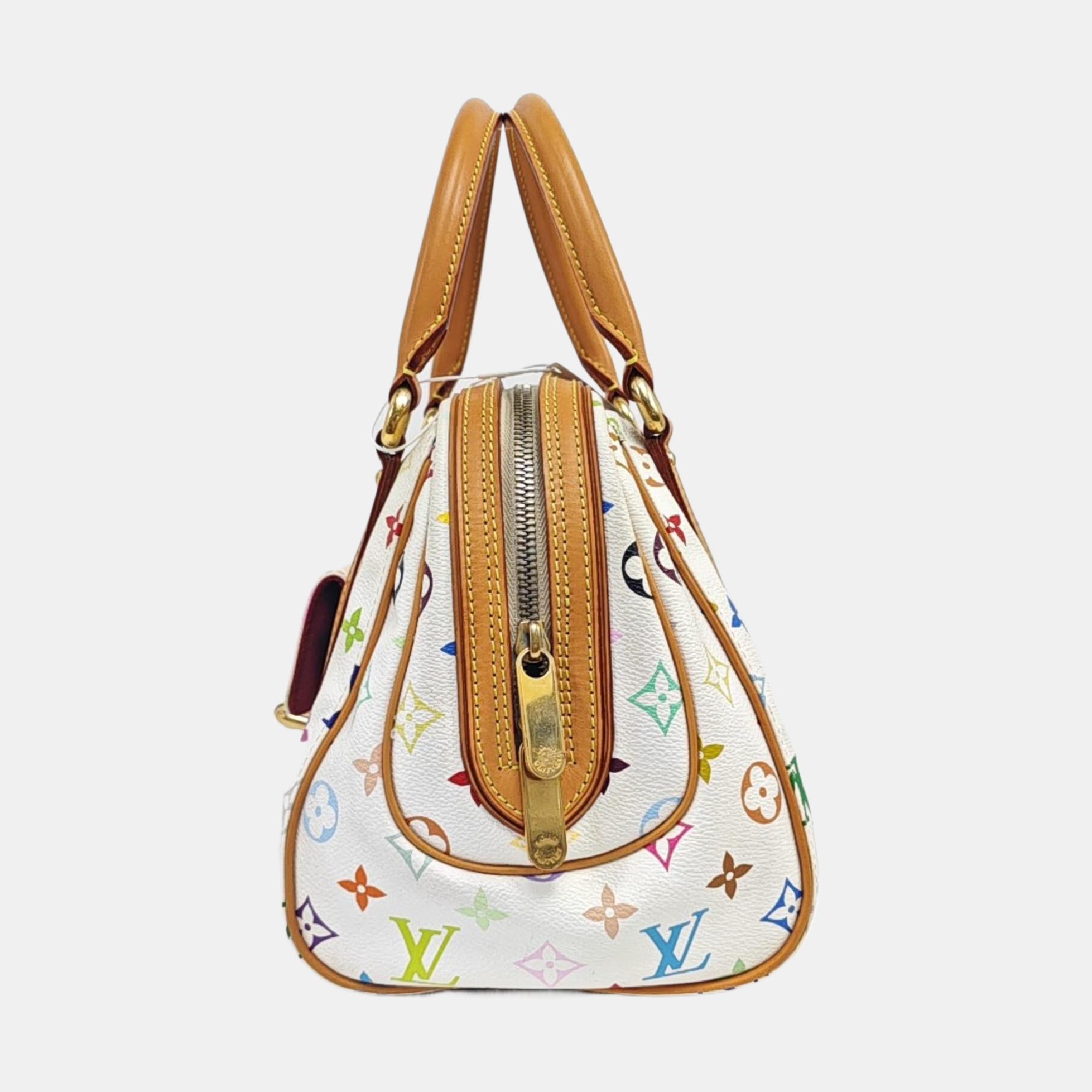 LV × TM PRISCILLA Monogram Coated Canvas White