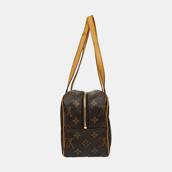 CITE MM Monogram Coated Canvas Brown