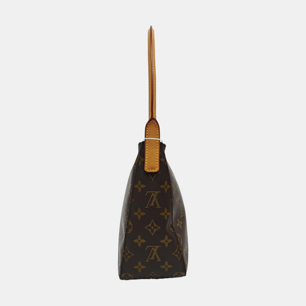 LOOPING MM Monogram Coated Canvas Brown