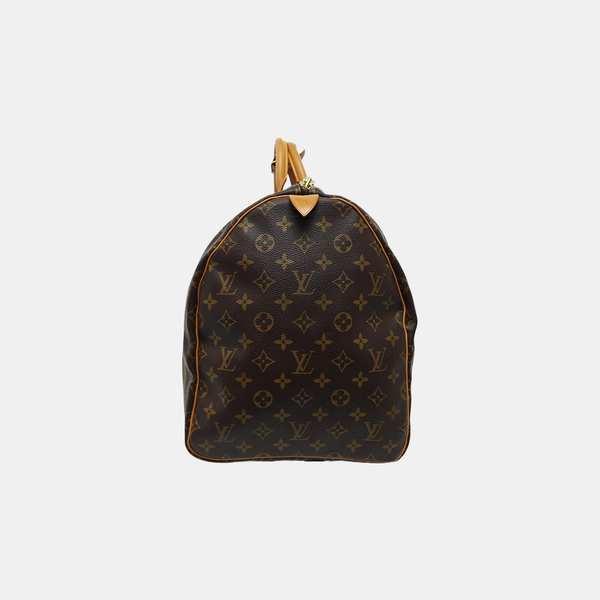 SAC SOUPLE 55 Monogram Coated Canvas Brown