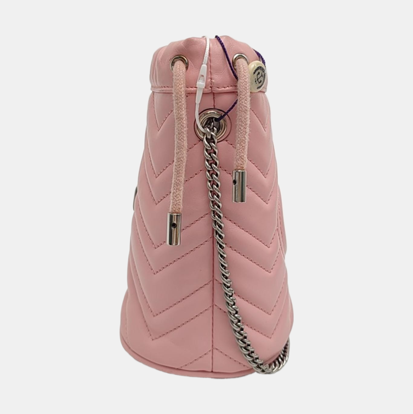 GG Marmont Mini Quilted Calfskin Pink