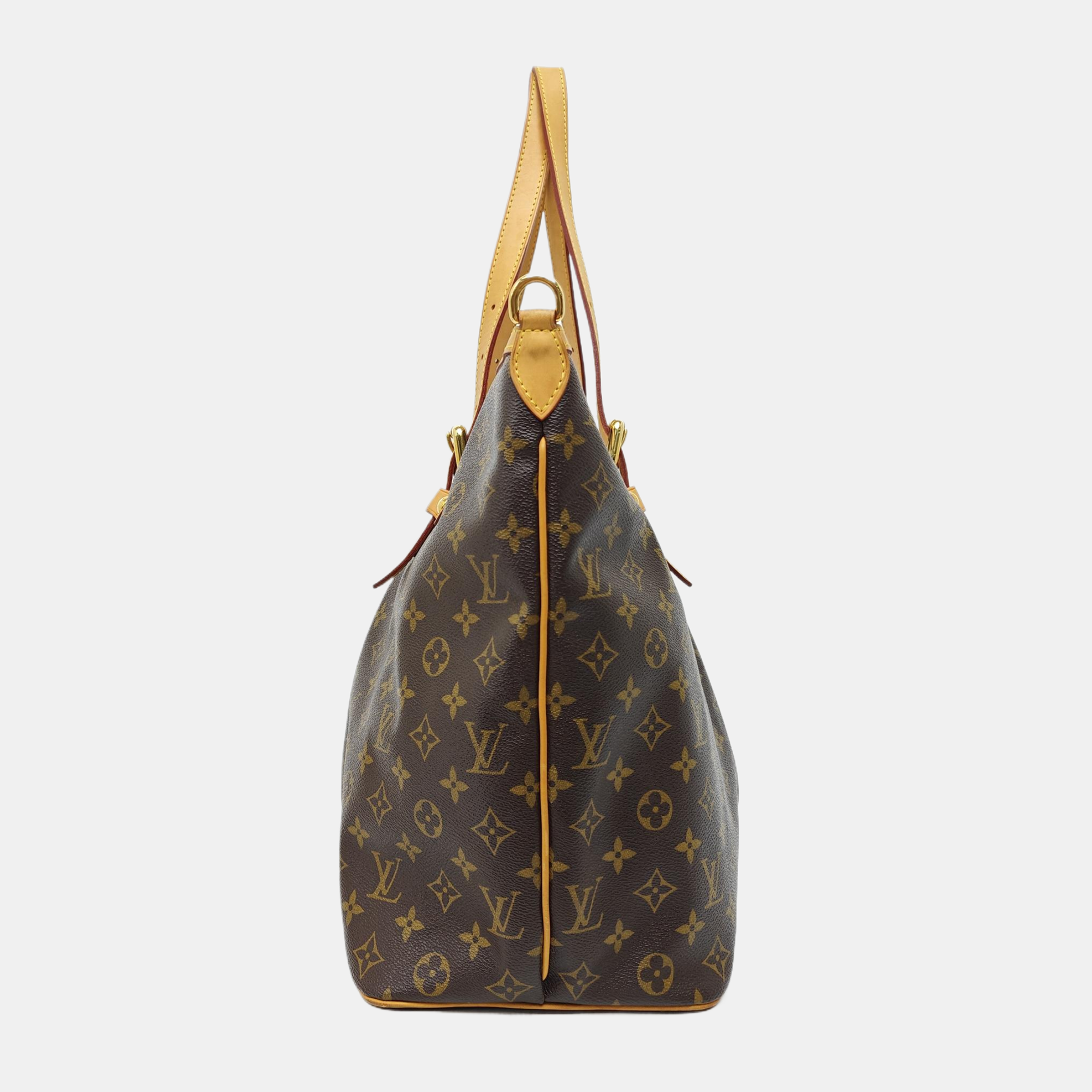 PALERMO GM Monogram Coated Canvas Brown