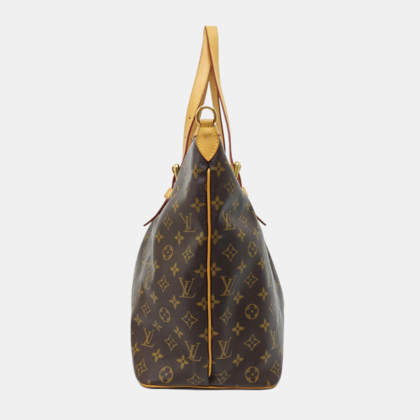 PALERMO GM Monogram Coated Canvas Brown