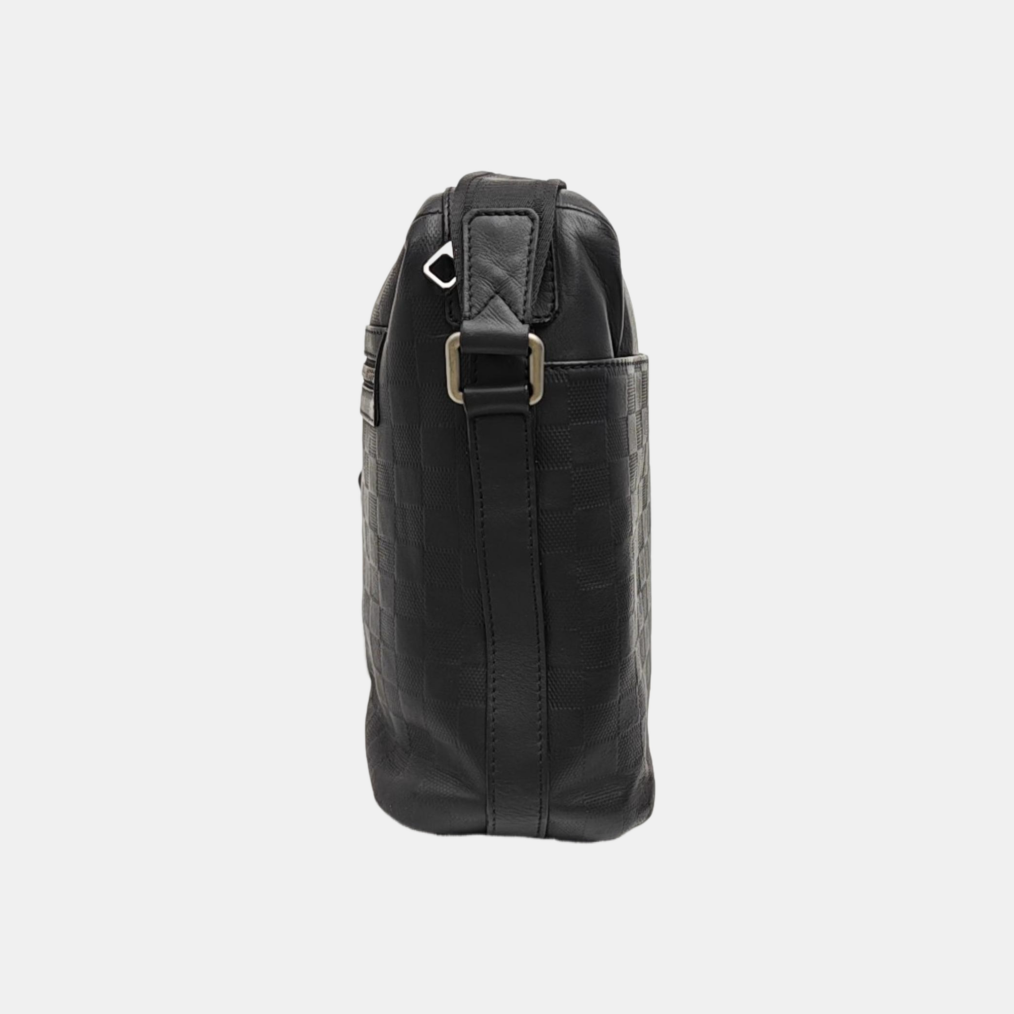 CALYPSO Damier Graphite Calfskin Black