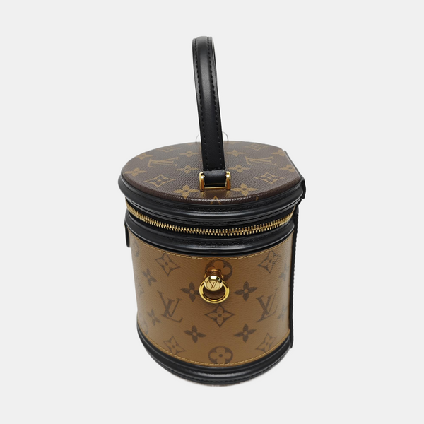 CANNES PM Monogram Coated Canvas Brown