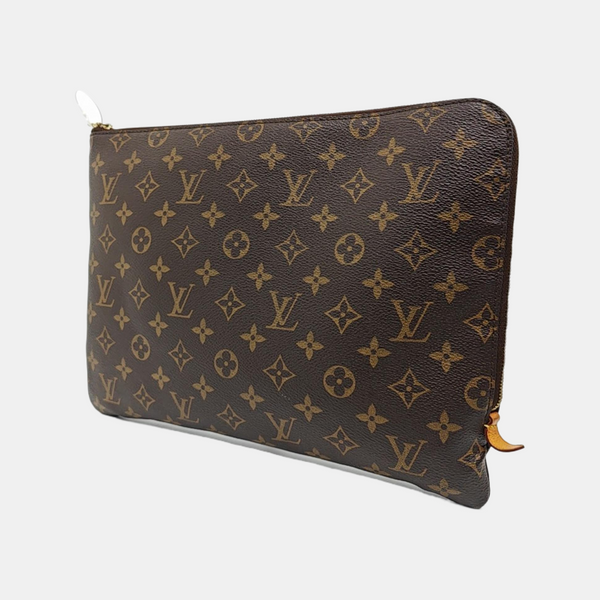 Etui Voyage MM Monogram Coated Canvas Brown