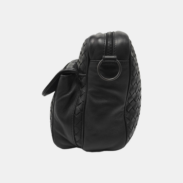 Lambskin Shoulder Bag Black