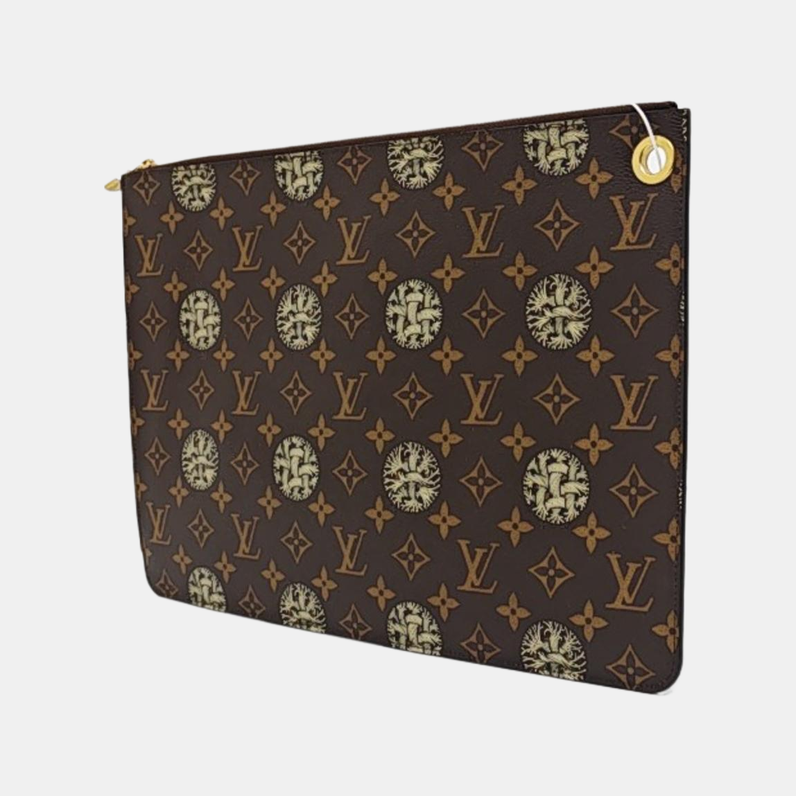 TOILLETTE Monogram Coated Canvas Brown