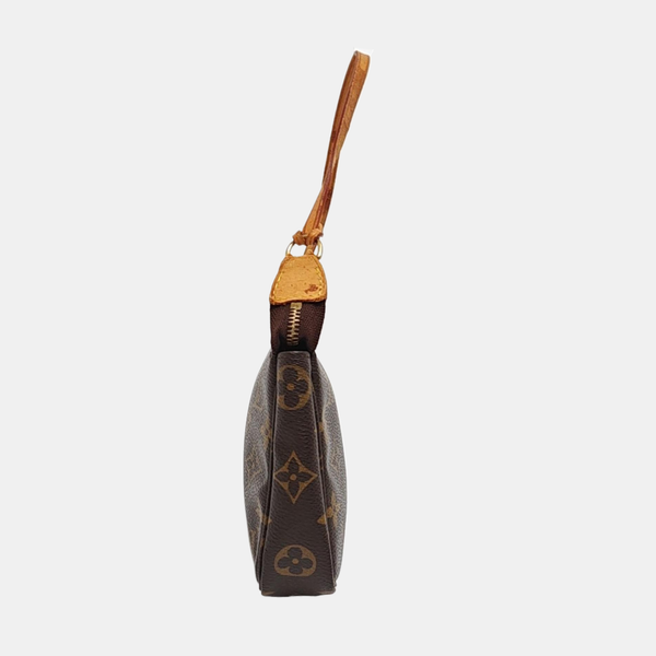ACCESSOIRES Monogram Coated Canvas Brown