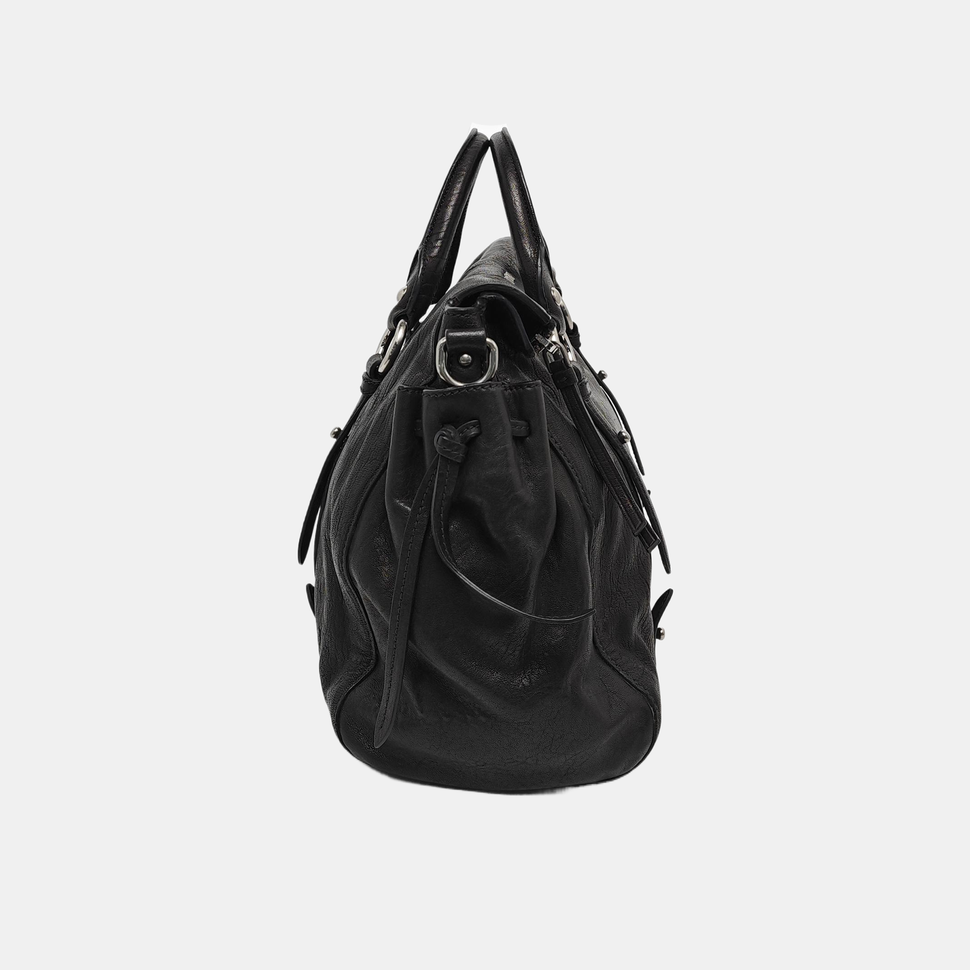 Calfskin Tote Bag Black