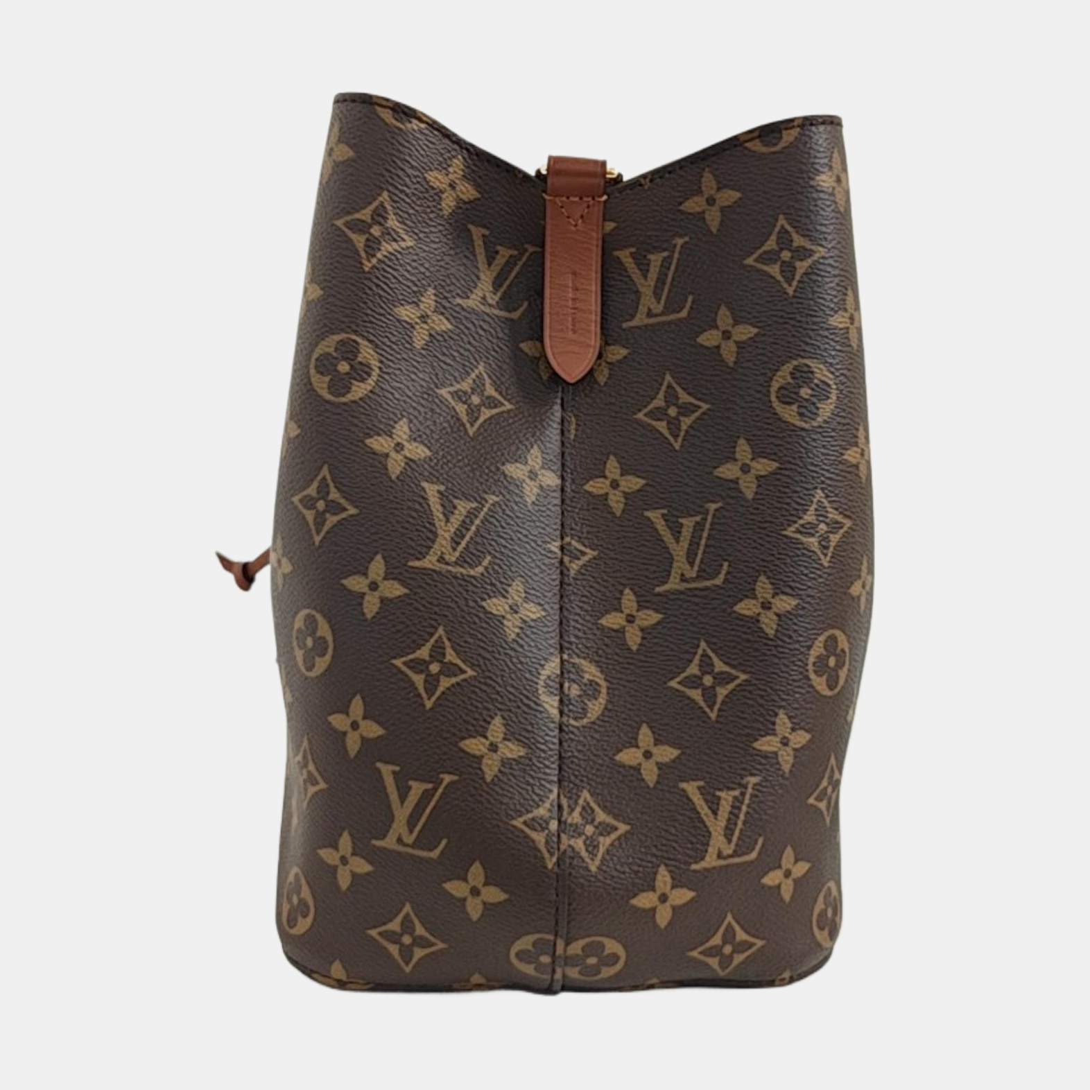 NÉONOÉ MM Monogram Coated Canvas Brown