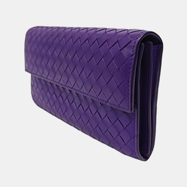 Lambskin Clutch Purple