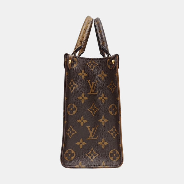 ONTHEGO PM Monogram Coated Canvas Brown
