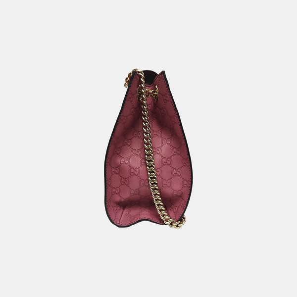 Emily Chain Monogram Calfskin Pink