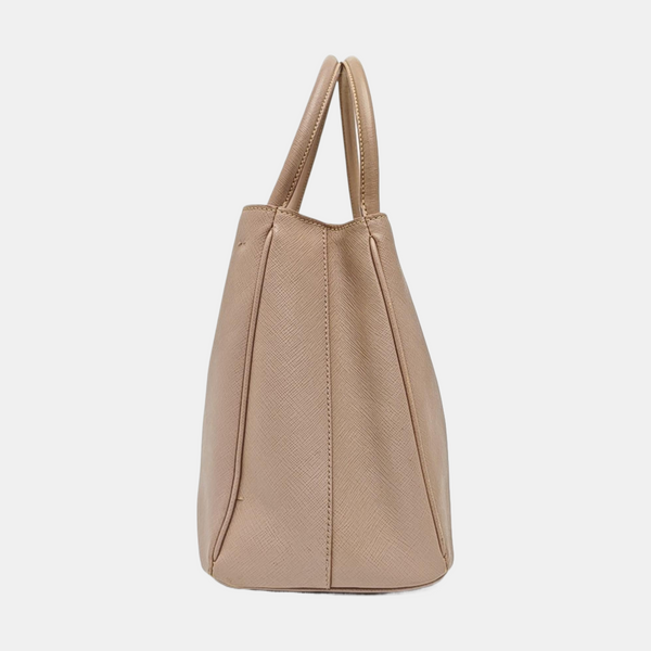 Galleria Medium Saffiano Calfskin Beige