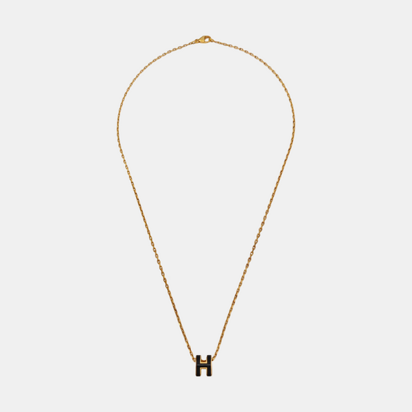 Pop H Metal Rose Gold Necklace